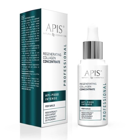 Apis API-PODO INTENSE, Regenerujący koncentrat kolagenowy do paznokci 30ml, 1szt.