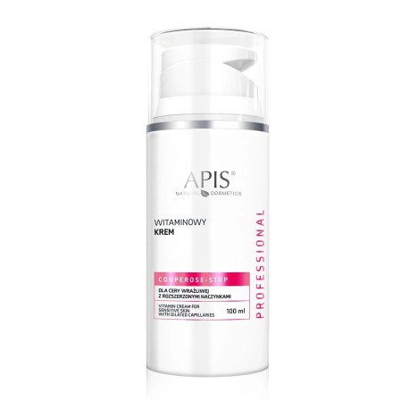 Apis COUPEROSE-STOP, Witaminowy krem dla cery wrażliwej z rozszerzonymi naczynkami 100ml, 1szt.