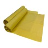 Worki na odpady LDPE (grube) 120L - Żółte, 25szt./1rol.