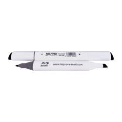 Marker, pisak laboratoryjny IERS® (dwustronny), czarny, 1szt.