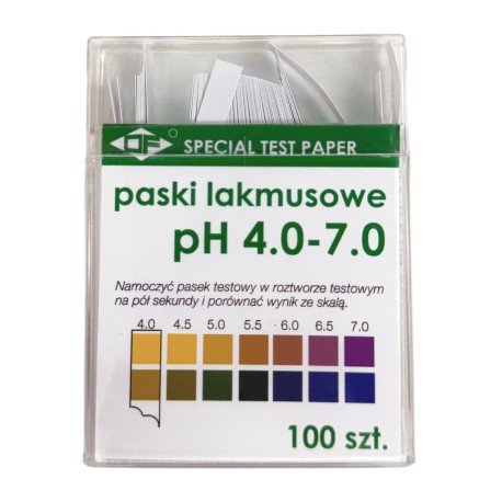 Paski, wskaźniki do badania PH pochwy (4.0-7.0), 100szt./op.