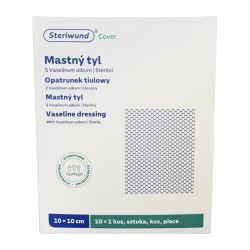 Opatrunek tiulowy z wazeliną Steriwund (10x10cm), sterylny, 10szt./op.
