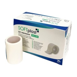 Plaster włókninowy SOFTPLAST, 5cm x 5mtr Zarys, 6szt./op.