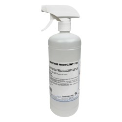 Spirytus medyczny 70% ze spryskiwaczem Alpinus, 1L