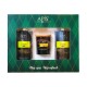 Apis SUNNY RIO, Zestaw Świąteczny: odżywczy żel do mycia ciała 300ml + ujędrniający balsam 300ml + świeczka 70g