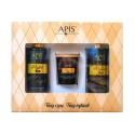 Apis MYSTIC OUD, Zestaw Świąteczny: żel pod prysznic 300ml + balsam 300ml + świeczka 70g Ref: 3222