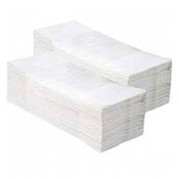 Ręcznik ZZ biały economy Merida VEB026 (PZ26) 1W, 200szt.