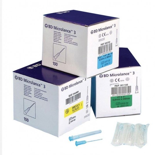 Igła iniekcyjna BD Microlance, 100szt./op. [ROZMIARY]