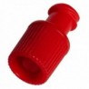 Korek luer lock, stoper czerwony BIOMEDICO, 1szt.