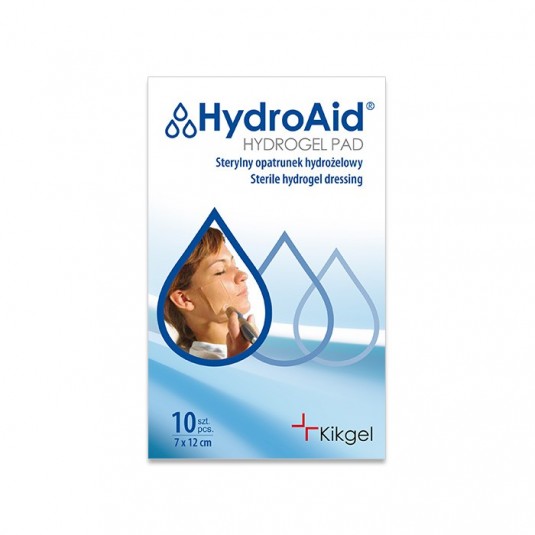 HydroAid® Sterylny opatrunek żelowy (7x12cm), 1szt.