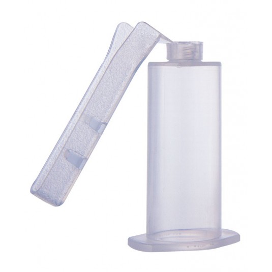 Uchwyt, holder bezpieczny luer IMPROVE® - Przezroczysty, 40szt./op.