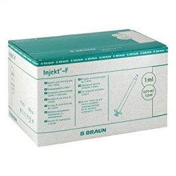 Strzykawka tuberkulinowa 2cz. Inject-F luer solo B. Braun 1ml, 100szt./op.