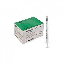 Strzykawka tuberkulinowa 3cz. B. Braun Omnifix-F Solo bez igły 1ml, 100szt./op.