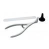 Zestaw laryngologiczny Max 4mm (wziernik do nosa, wziernik do ucha, szpatułka), sterylny.