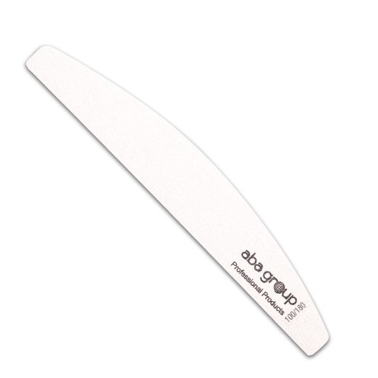 Pilnik do paznokci Aba Group półksięzyc 100/180 SLIM, 1szt.