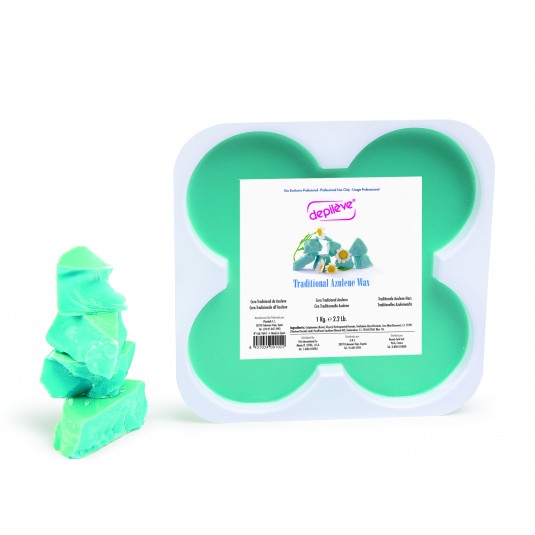Wosk tradycyjny azulenowy 500g, 1szt.