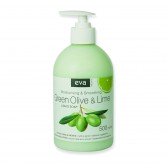 Mydło Eva Natura w płynie z pompką, Oliwka i Limonka, 500ml