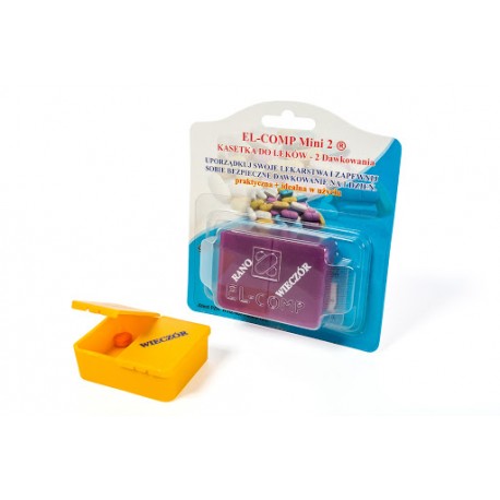 Dzienna kasetka na 2 pory dnia rano-wieczór