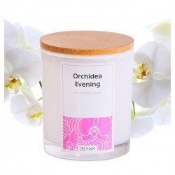 Świeca zapachowa z wosku sojowego w szkle-(Orchidea Evening), 300ml