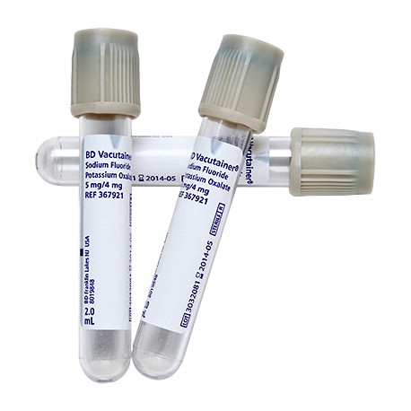 Probówka glukoza (NaF/EDTA) BD Vacutainer 2ml, 100szt./op.
