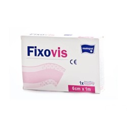 FIXOVIS Plaster tkaninowy z opatrunkiem 6cmx1m, A1, MA-166-MMMM-015