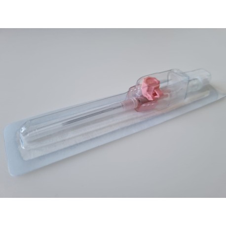 Wenflon, kaniula dożylna KD-FIX SAFETY 20G 1,1x32mm, różowy 1szt. 767214