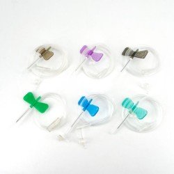 Igła motylkowa KD-FLY, 21G (0,8x19mm) x 30cm wężyk, luer lock, 50szt/op. ref:742105D