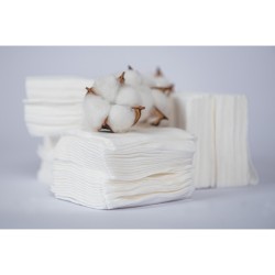 Ściereczki, chusteczki w włókien bawełnianych, 16,5x18cm, 150g, +/-100szt/op
