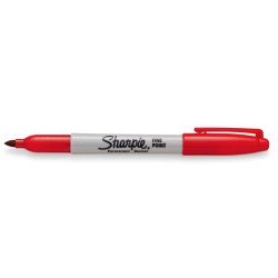 Sharpie Fine Point 305 - czarny marker laboratoryjny.